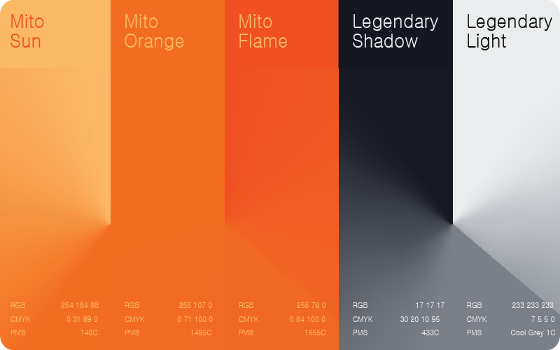 MITO brand color system